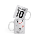 Morecambe 25/26 Away Kit Custom Mug
